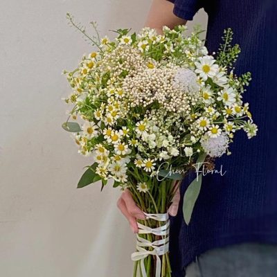 Mini White Flowers Bridal Bouquet (Pre-Order)