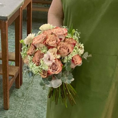 Cappuccino Roses Bridal Bouquet (Pre-Order)