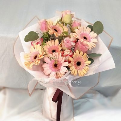 Gerbera & Roses Bouquet (Pre-Order)