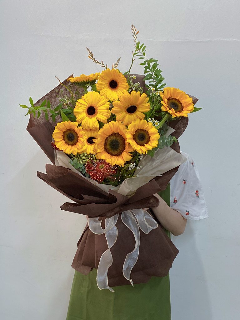 Sunflowers Mix Bouquet 1 - CHEN FLORAL DESIGN CENTRE