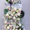 3 tier funeral flower stand kuching delivery