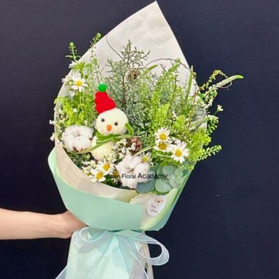 Christmas flower gift bouquet Kuching delivery
