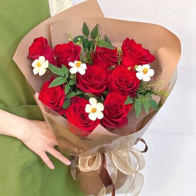 Red roses bouquet Valentine Kuching Delivery 2026