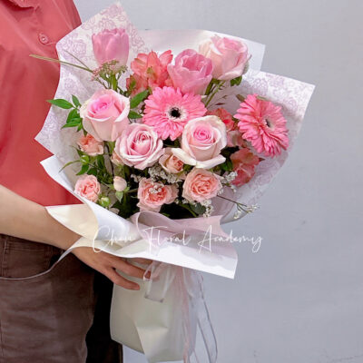 Soft Embrace (Pink) Mix Bouquet (Pre-Order)