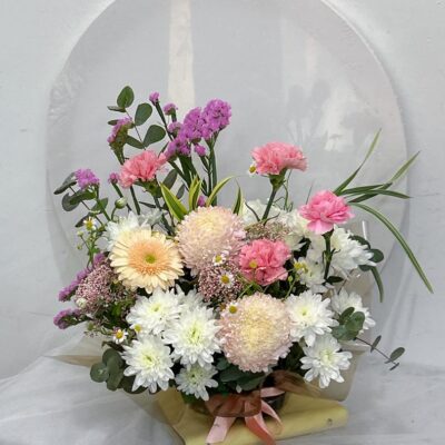prayer flower arrangement Chen Floral Kuching Delivery