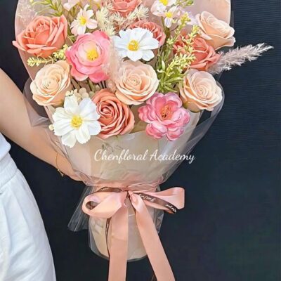 everlasting mix soap flower gift bouquet